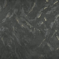 Brewster Titania tekstura Crnog mramora Nepastirana Netkana tapeta, 27.5-in sa 33-ft, 75. sq. ft