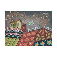 Karla Gerard 'Gardens 2' Canvas Art