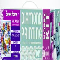Komplet za vezenje dijamantskog mozaika 40X -Sweet Home
