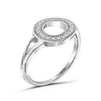 JewelersClub Accent bijeli dijamant početni prsten za žene
