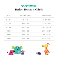 Garanimals Baby Girl Cami bodi, 2 pakovanja, veličine 0M-24M