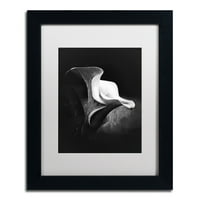 Zaštitni znak likovne umjetnosti 'čuda dubine' Umjetnost platna Philippe Sainte-Laudy, bijeli mat, crni okvir