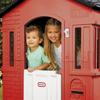 Little Tikes Cape Cottage Playhouse sa radnim vratima, prozorima i kapcima-Tan