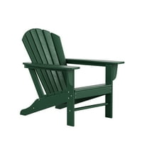 Westin vanjski vremenski otporan HDPE plastike Adirondack stolica - tamno zelena
