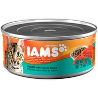 Iams Adults filet tunjevina u sosu mokra hrana za mačke, 5. Oz