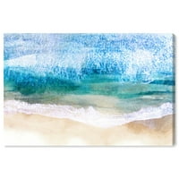 Wynwood Studio Nautical and Coastal Wall Art Canvas Prints 'Ocean Dream' Primorski-Plava, Zelena