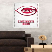 Cincinnati Reds-Logo Zidni Poster, 22.375 34