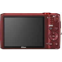 Nikon Coolpi s megapiksela Kompaktna kamera, crvena