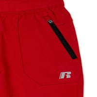 Russell Boys Ponte Knit Performance Jogger Pantalone 2-Pack, Veličine 4 - & Husky