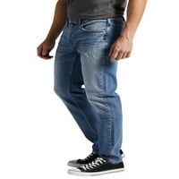 Silver Jeans Co. Muške Taavi Skinny Fit uske traperice za noge, veličine struka 30-42
