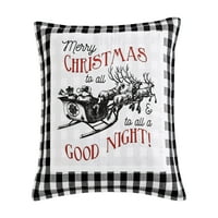 Oslonci Sretan Božić Laku noć dekorativni jastuk za bacanje, 18 x18
