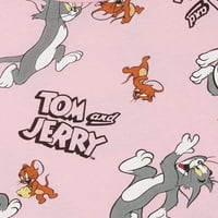 Looney Tunes Djevojke Grafički Print Kratki Rukav Skimmer Majica, Veličine 4-16