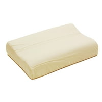 Dreamsweet Premium Braziian prirodni kasno konturni cervikalni jastuk sa pamučnim poklopcem-Queen Standardna