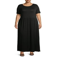 Terra & Sky ženska Maxi haljina Plus Size sa džepovima, veličine 1x-4X