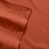 Olivia Grana Thread Count Microfiber Posteljina Set Twin-Rust