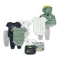 Carter's Child Of Mine Baby Boy tuš Layette Poklon Set, 11 komada, Preemie-mjeseci