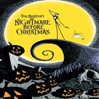 Disney Tim Burton je noćna mora prije božićnog zidnog postera, 24 36