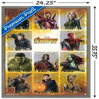 Marvel Cinematic univerzum - osvetnici - Infinity rat - zidni plakat kolaža, 22.375 34