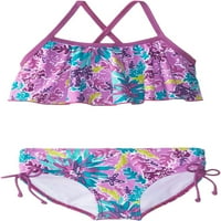 Kanu Surf Djevojke ' Karlie Flounce Bikini Plaža Sportski Kupaći Kostim Ariel Purple