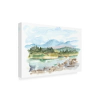 Zaštitni znak likovne umjetnosti' planinski akvarel III ' umjetnost na platnu Ethana Harpera