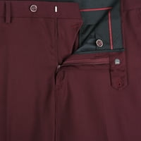 Muško Slim Fit 2-Dijelno odijelo s jednim kopčanjem Sako sako i ravne hlače set odijela za muškarce
