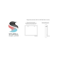 Stupell Industries čine danas nevjerovatan Sentiment Pink paprat lišće moderne slike Galerija umotana platnu
