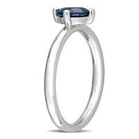 Carat T. G. W. Sapphire 10kt prsten pasijansa od bijelog zlata