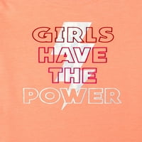 Athletic Works grafička majica za djevojčice sa kratkim rukavima, veličine 4 - & Plus