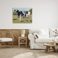 Stupell Industries Mljekarska Farma krava na ispaši seoska goveda tradicionalna slika, 30, dizajn Melissa Wang