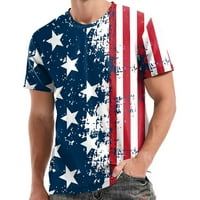 Muške majice Ljetna nezavisnost Modni 3D digitalni tisak majice kratkih rukava za muškarce
