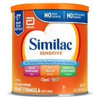 Similac Sensitive Powder baby Formula, 12.5-Oz limenka