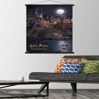 Harry Potter i kamen čarobnjaka - Hogwarts noću zidni poster sa magnetnim okvirom, 22.375 34