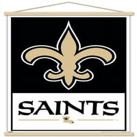 New Orleans Saints - Logo zidni poster sa magnetnim okvirom, 22.375 34