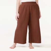 Joyspun ženske pantalone za spavanje od gaze, veličine S do 3X