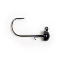 Heavy Metal Fishing Tungsten Mushroom Head Jig Hooks Oz. Crni Paket