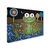 Zaštitni znak Likovna umjetnost platna 'Noćna žaba', Karla Gerard