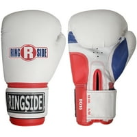 RINGSIDE PRO STYLE trening bokserske rukavice, crna crvena, velika ekstra velika