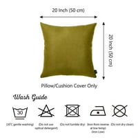 20 X20 žuti poklopac jastuka od dekorativnog meda