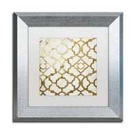 Zaštitni znak likovne umjetnosti marokanski zlato II platno umjetnost by boja pekara, bijeli mat, srebrni