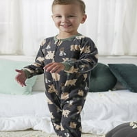Gerber baby & Toddler Boy Mikroflis pokrivač spavač pidžama, 2 pakovanja, veličine 0 3M-5T