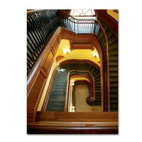 Zaštitni znak likovne umjetnosti' spiralne stepenice ' platnena umjetnost od Lieberman kolekcije
