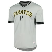 Muški sivi dres s V-izrezom Pittsburgh Pirates