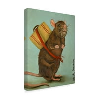 Zaštitni znak likovne umjetnosti' Pack Rat ' platno Art Od Leah Saulnier