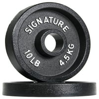 Potpis Fitnes Duboko Jelo U. Olimpijske ploče za težinu od livenog gvožđa sa E-premazom