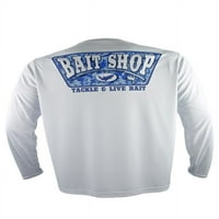 FinTech Muška Ribarska košulja dugih rukava Camo Bait Shop - velika