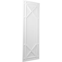 Ekena Millwork 12 W 61 H True Fit PVC Bungalov fiksne kapke, bijele