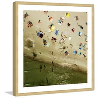 Marmont Hill posjetioci plaže Karolisa Janulisa uokvirena slika Print