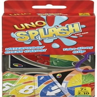 Uno Splash kartaška igra za kampovanje na otvorenom, putovanja i porodično veče sa kartama otpornim na vodu