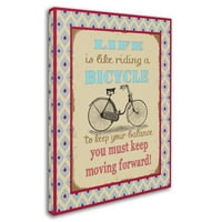 Zaštitni znak likovne umjetnosti' Life Bicycle ' platno Art Jean Plout