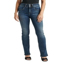 Silver Jeans Co. Ženske tanke farmerke sa visokim usponom, veličine struka 24-36